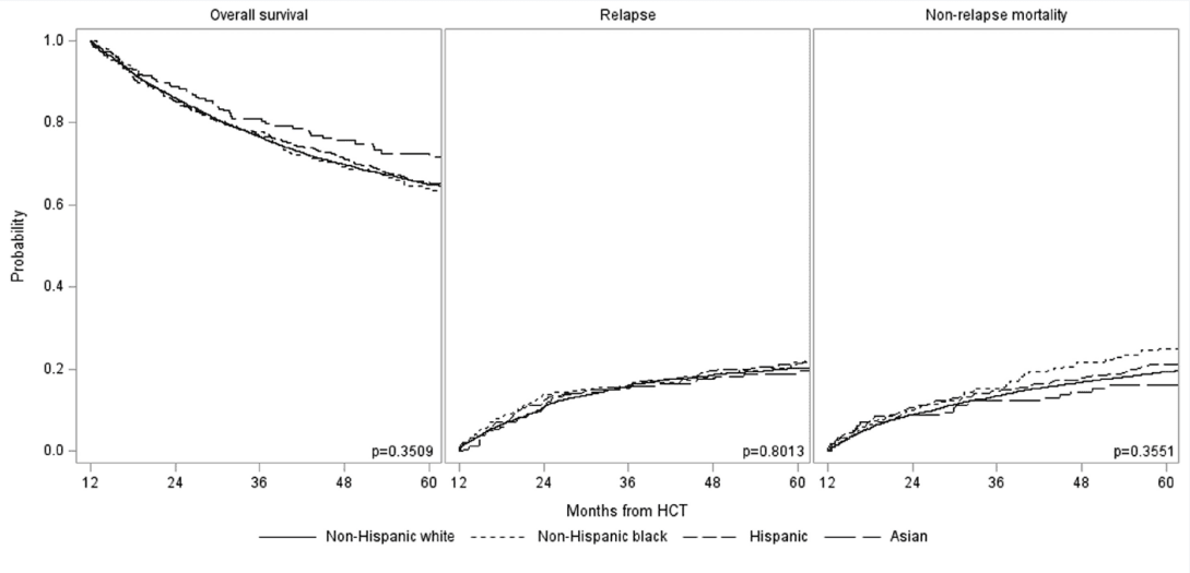 HCT Outcomes by Race-Ethnicity