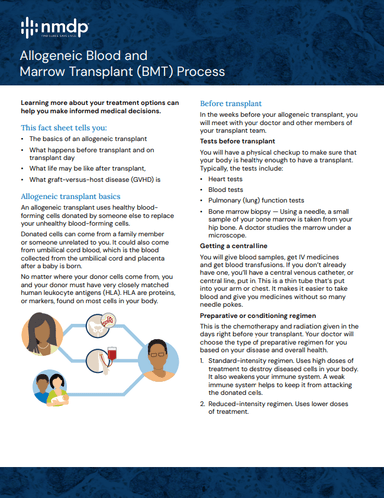 The Allogeneic Transplant Process